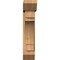 Ekena Millwork Merced Slat Smooth Bracket w/ Offset Brace, Western Red Cedar, 7 1/2"W x 28"D x 36"H BKT0806X28X36MRC06SWR - alternate 4